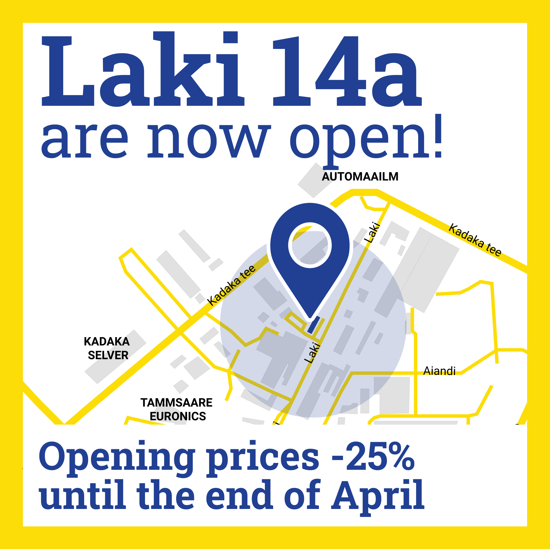 Laki 14a are now open!